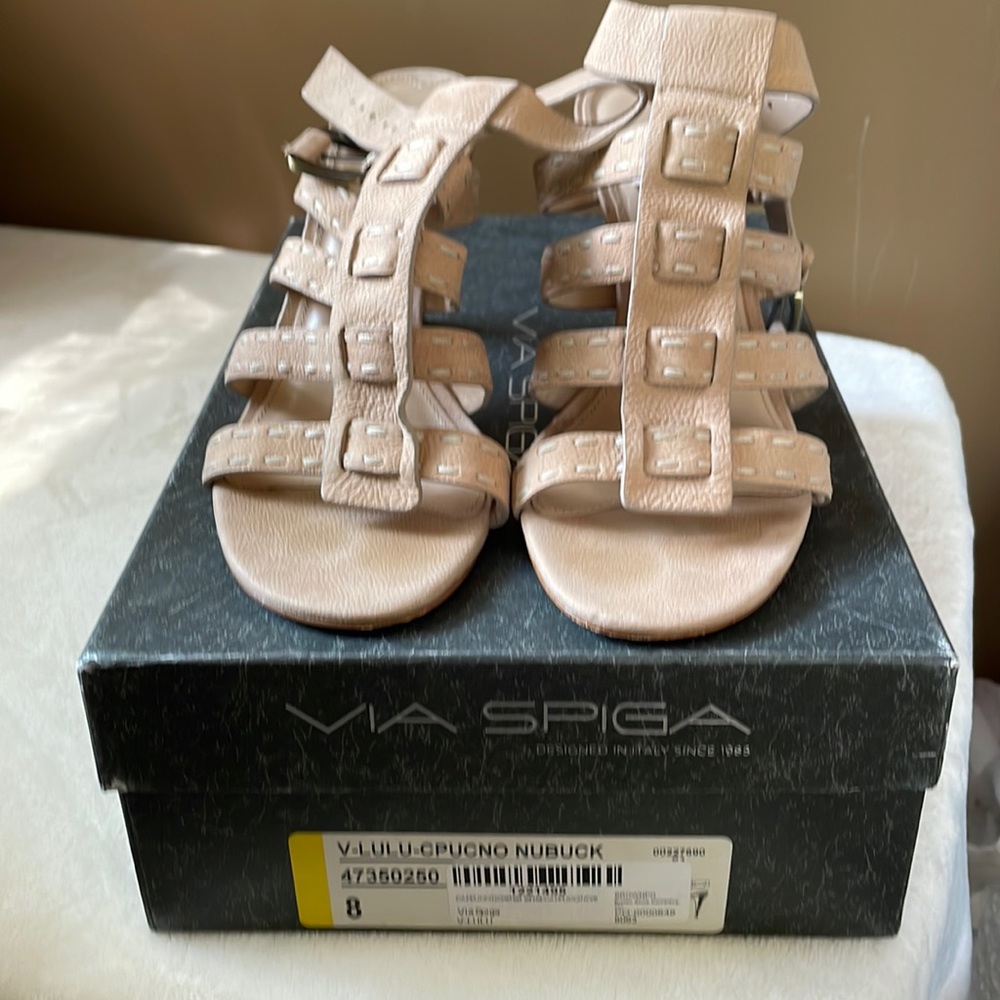 Via Spiga LuLu Sandal cappuccino size 8